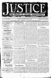 Justice Saturday 06 March 1909 Page 1