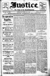 Justice Saturday 01 June 1912 Page 1