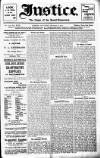 Justice Saturday 09 November 1912 Page 1