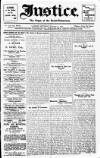 Justice Saturday 30 November 1912 Page 1
