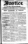 Justice Thursday 13 July 1916 Page 1