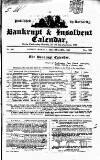 Bankrupt & Insolvent Calendar Monday 12 January 1846 Page 1