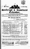 Bankrupt & Insolvent Calendar Monday 13 April 1846 Page 1
