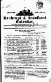 Bankrupt & Insolvent Calendar Monday 27 April 1846 Page 1