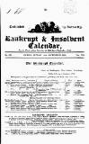 Bankrupt & Insolvent Calendar Monday 14 September 1846 Page 1