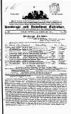 Bankrupt & Insolvent Calendar Monday 03 February 1851 Page 1