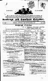 Bankrupt & Insolvent Calendar Monday 01 September 1851 Page 1