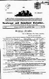 Bankrupt & Insolvent Calendar Monday 09 August 1852 Page 1