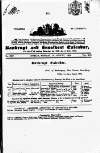 Bankrupt & Insolvent Calendar Monday 01 August 1853 Page 1