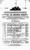 Bankrupt & Insolvent Calendar Monday 08 September 1862 Page 1