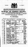 Bankrupt & Insolvent Calendar Monday 31 October 1864 Page 1