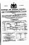 Bankrupt & Insolvent Calendar Monday 04 September 1865 Page 1