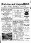 Portadown News Saturday 22 February 1890 Page 1