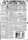 Kington Times Saturday 23 January 1915 Page 1