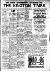 Kington Times Saturday 20 March 1915 Page 1