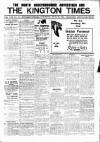Kington Times Saturday 26 June 1915 Page 1