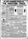 Kington Times Saturday 14 August 1915 Page 1