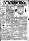 Kington Times Saturday 28 August 1915 Page 1