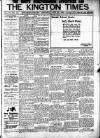 Kington Times Saturday 23 October 1915 Page 1