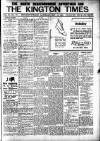 Kington Times Saturday 13 November 1915 Page 1