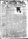 Kington Times Saturday 29 January 1916 Page 1