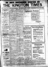 Kington Times Saturday 27 May 1916 Page 1