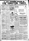 Kington Times Saturday 12 August 1916 Page 1