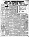 Kington Times Saturday 17 November 1917 Page 1