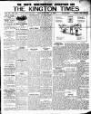 Kington Times Saturday 15 December 1917 Page 1