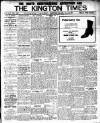 Kington Times Saturday 26 January 1918 Page 1