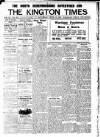 Kington Times Saturday 13 April 1918 Page 1