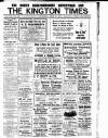 Kington Times Saturday 21 September 1918 Page 1