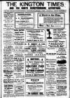Kington Times Saturday 01 March 1919 Page 1