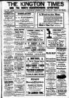 Kington Times Saturday 08 March 1919 Page 1