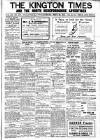 Kington Times Saturday 20 September 1919 Page 1
