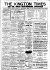 Kington Times Saturday 27 September 1919 Page 1