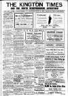 Kington Times Saturday 18 October 1919 Page 1