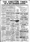 Kington Times Saturday 29 November 1919 Page 1