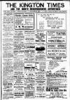 Kington Times Saturday 06 December 1919 Page 1