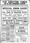 Kington Times Saturday 20 December 1919 Page 1