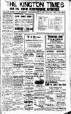 Kington Times Saturday 31 January 1920 Page 1