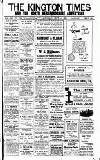 Kington Times Saturday 11 September 1920 Page 1