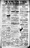 Kington Times Saturday 08 January 1921 Page 1