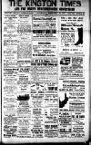 Kington Times Saturday 19 February 1921 Page 1