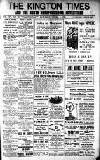 Kington Times Saturday 02 April 1921 Page 1