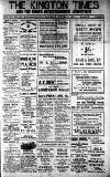 Kington Times Saturday 06 August 1921 Page 1