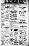 Kington Times Saturday 27 August 1921 Page 1