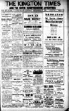 Kington Times Saturday 10 September 1921 Page 1