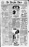 Kington Times Saturday 06 November 1937 Page 1