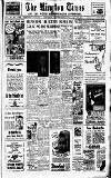 Kington Times Saturday 08 November 1947 Page 1